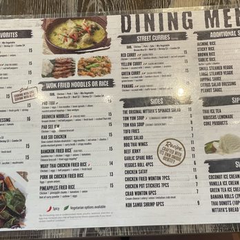 Block 9 Thai Street Eats - Menu - Thai Near Me - Henderson, Nevada