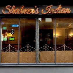 Shaheens Indian Restaurant - Front window.