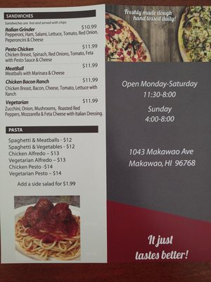 Menu photo 4 Pizza Fresh Makawao Makawao, HI Menu photo 4 Pizza Fresh Makawao Makawao, HI
