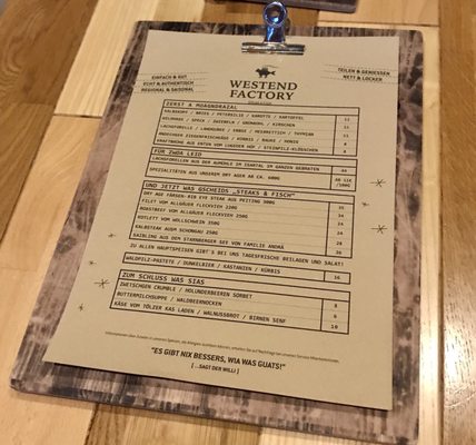 Menu photo 3 Westend Factory Munich, BY