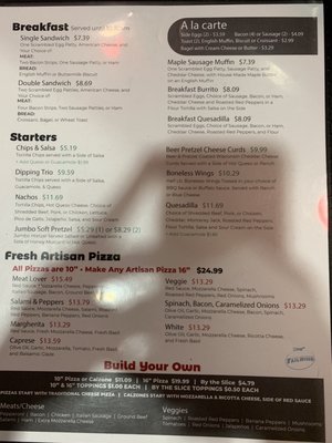 Menu photo 7 Tailwind Concessions Chattanooga, TN