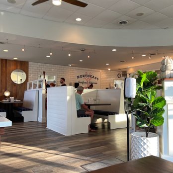 Northeast Seafood Kitchen - Looking into the restaurant from the hostess desk - Seafood Near Me - Ocean View, Delaware
