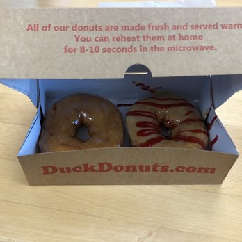 Duck Donuts - Reheating directions - Donuts Near Me - Fairfax, Virginia Duck Donuts - Reheating directions - Donuts Near Me - Fairfax, Virginia