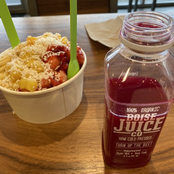 Boise Juice  -  Boise - Large coco açaí bowl, fresh beet juice. Excellent products here. - Juice Bars & Smoothies Near Me - Boise, Idaho