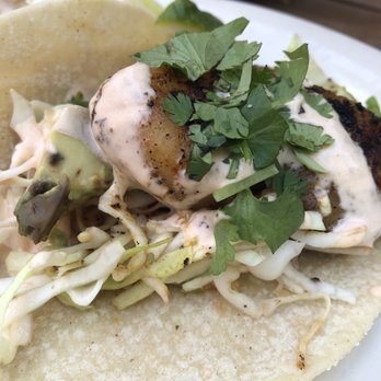TacoLu - Blackened Scallop tacos, avocado, slaw, cilantro - Mexican Near Me - Jacksonville Beach, Florida TacoLu - Blackened Scallop tacos, avocado, slaw, cilantro - Mexican Near Me - Jacksonville Beach, Florida