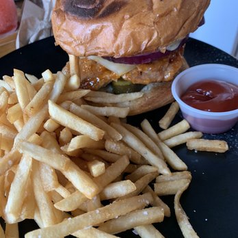 Dos Olivos Market - The fried chicken. Sandwich was great - Specialty Food Near Me - Buda, Texas