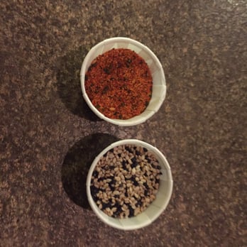 Yogis Grill - This location offers the sesame seeds and chili powder!! Love!! - Japanese Near Me - Gilbert, Arizona Yogis Grill - This location offers the sesame seeds and chili powder!! Love!! - Japanese Near Me - Gilbert, Arizona