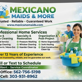 Mexicano Maids and More - Services - Pressure Washers Near Me - Long Beach, California Mexicano Maids and More - Services - Pressure Washers Near Me - Long Beach, California