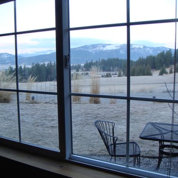 Mountain View Lodge - Morning view from Canopy Room - Hotels Near Me - Chewelah, Washington