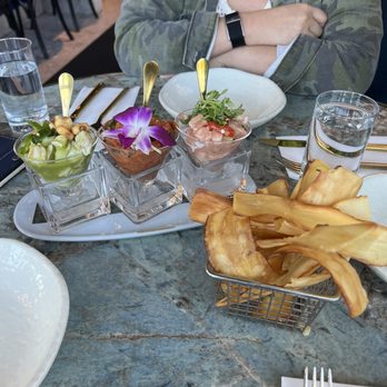 LITA - Ceviche trio with yucca chips - Caribbean Near Me - Walnut Creek, California LITA - Ceviche trio with yucca chips - Caribbean Near Me - Walnut Creek, California