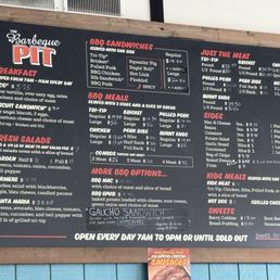Menu as of 5/25/26
