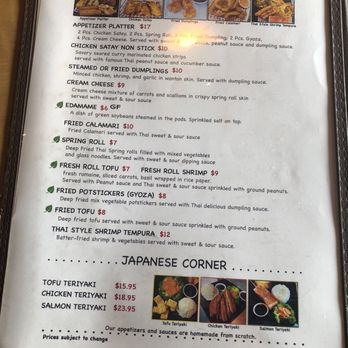 Love Eat Thai - Appetizers - Thai Near Me - Brevard, North Carolina