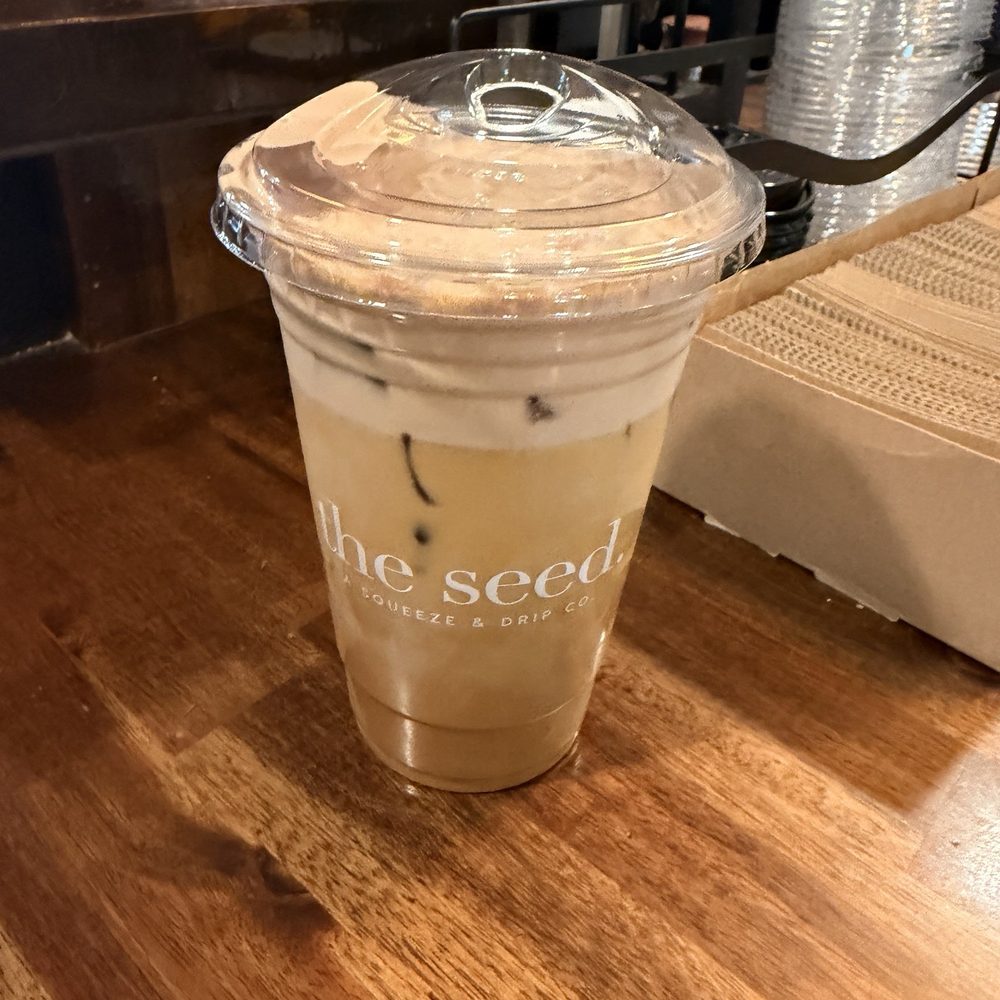 the seed. - Lighthouse Point - Red velvet latte with their homemade cold foam - Coffee & Tea Near Me - Lighthouse Point, Florida
