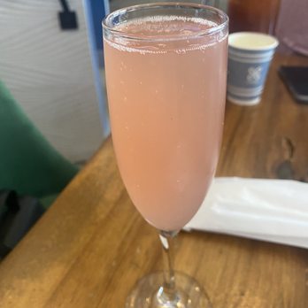 Water Tower Kitchen - Guava mimosa - New American Near Me - Campbell, California Water Tower Kitchen - Guava mimosa - New American Near Me - Campbell, California