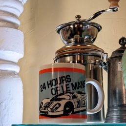 24hr Le Mans racing mug, fun memorabilia 24hr Le Mans racing mug, fun memorabilia