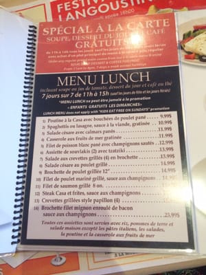 Menu photo 4 Casa Grecque Salaberry-De-Valleyfield, QC Menu photo 4 Casa Grecque Salaberry-De-Valleyfield, QC