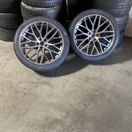 22" wheels for an Audi with Pirelli ScorpionZero tires.