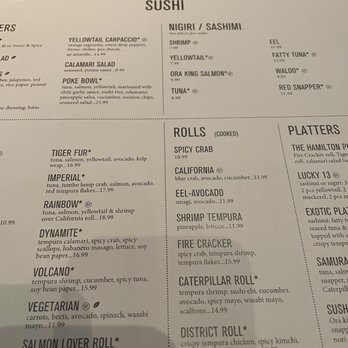 The Hamilton - The menu - Seafood Near Me - Washington, DC, District of Columbia The Hamilton - The menu - Seafood Near Me - Washington, DC, District of Columbia