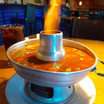 Le Basil - Spicy Chicken Tom Yum Soup - Thai Near Me - Palm Desert, California Le Basil - Spicy Chicken Tom Yum Soup - Thai Near Me - Palm Desert, California