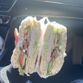 Christy's Donuts - Turkey avocado on everything bagel - Donuts Near Me - Milpitas, California Christy's Donuts - Turkey avocado on everything bagel - Donuts Near Me - Milpitas, California