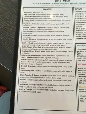 Menu photo 2 The Italian Orchard Preston, LAN Menu photo 2 The Italian Orchard Preston, LAN