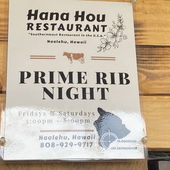 Hana Hou Restaurant - Comfort Food Near Me - Naalehu, Hawaii Hana Hou Restaurant - Comfort Food Near Me - Naalehu, Hawaii
