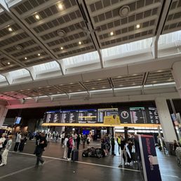 Inside the main terminal. Inside the main terminal.