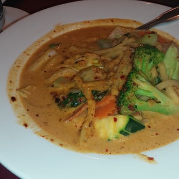 Rom Mai Thai - Veggie red curry,
Small portion.
Not many vegetables - Thai Near Me - Seattle, Washington Rom Mai Thai - Veggie red curry,
Small portion.
Not many vegetables - Thai Near Me - Seattle, Washington