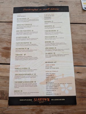 Menu photo 2 Slabtown cider Uxbridge, ON Menu photo 2 Slabtown cider Uxbridge, ON