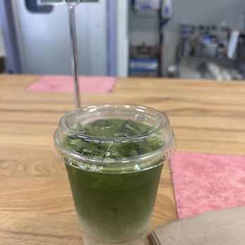 Loaf Lounge - Matcha latte:oat milk and pistachio - Cafes Near Me - Chicago, Illinois