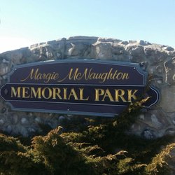Margie McNaughton Memorial Park - Sign outside of Park
