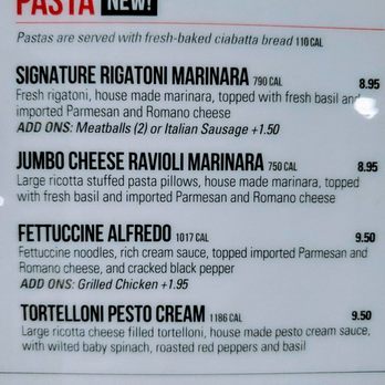 Buona - Four choices of pasta. - Sandwiches Near Me - Algonquin, Illinois Buona - Four choices of pasta. - Sandwiches Near Me - Algonquin, Illinois
