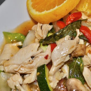 Thai Kitchen - Spicy Basil ( Pad Kra Pow in Thai) with various levels of spicy - Thai Near Me - Grand Terrace, California Thai Kitchen - Spicy Basil ( Pad Kra Pow in Thai) with various levels of spicy - Thai Near Me - Grand Terrace, California