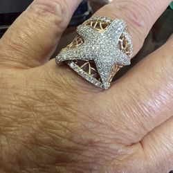 Manhasset Jewelers - Diamond starfish ring