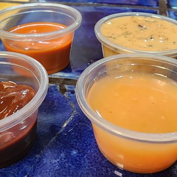 Holbox - The sauces that are available. Habanero, smoked habanero, Chile de Arbol, and chipotle - Latin American Near Me - Los Angeles, California Holbox - The sauces that are available. Habanero, smoked habanero, Chile de Arbol, and chipotle - Latin American Near Me - Los Angeles, California