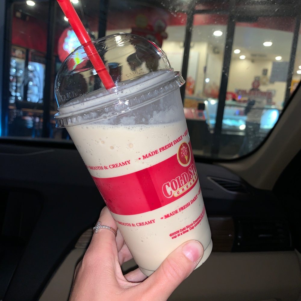 Cold Stone Creamery - Cake batter/coffee shake - Ice Cream & Frozen Yogurt Near Me - Monterey, California