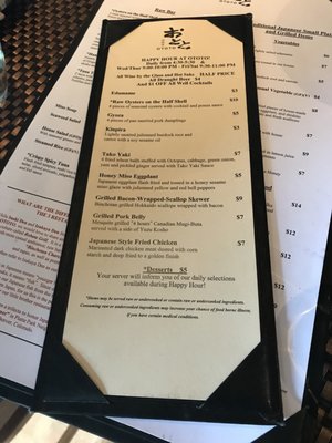 Menu photo 6 Ototo Denver, CO