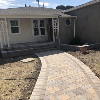 System Pavers - System Pavers, planter & steps! Thanks Jon Arnett! - Masonry/Concrete Near Me - West Covina, California