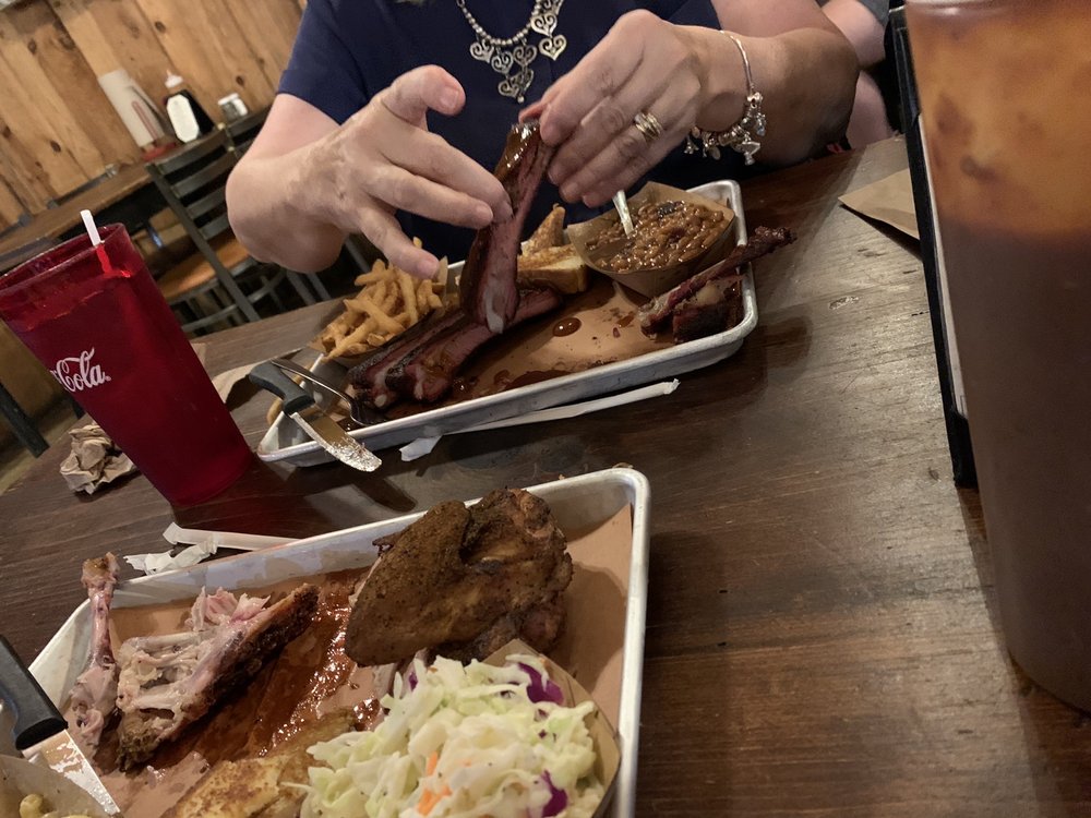 Food from Haywood Smokehouse