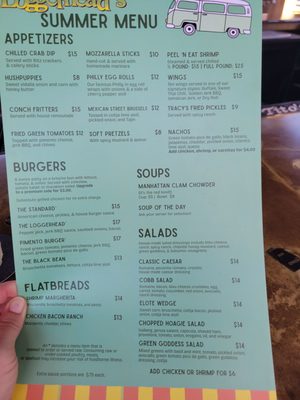 Menu photo 2 Loggerhead's Beach Grill Folly Beach, SC Menu photo 2 Loggerhead's Beach Grill Folly Beach, SC