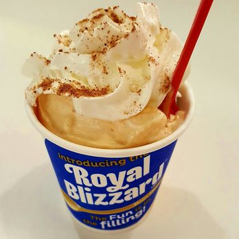 DQ / Orange Julius - Pumpkin Pie Blizzard - Ice Cream & Frozen Yogurt Near Me - Auburn, Washington