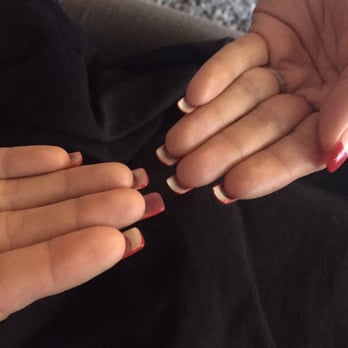 Vivian Nail Spa - Check the size of the nails , one hand is definitely shorter then other - Nail Salons Near Me - Springfield, Virginia Vivian Nail Spa - Check the size of the nails , one hand is definitely shorter then other - Nail Salons Near Me - Springfield, Virginia