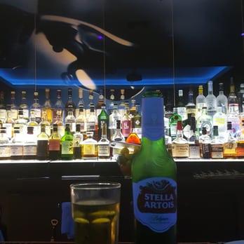 Cafe Bleu - Very nice bar area with comfortable chairs..inside has tvs and projectors! - Sports Bars Near Me - Los Angeles, California Cafe Bleu - Very nice bar area with comfortable chairs..inside has tvs and projectors! - Sports Bars Near Me - Los Angeles, California