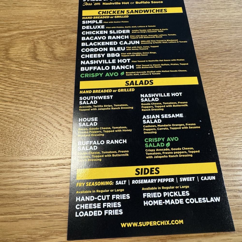 Menu Menu