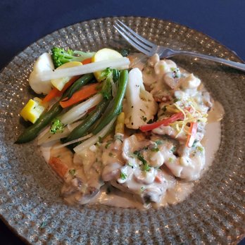 Copper Rill Restaurant - Prosciutto wrapped tiger shrimp with crab cream sauce. - American Near Me - Idaho Falls, Idaho Copper Rill Restaurant - Prosciutto wrapped tiger shrimp with crab cream sauce. - American Near Me - Idaho Falls, Idaho