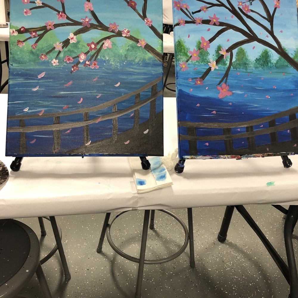 Painting With A Twist - Finished painting - Art Classes Near Me - Indianapolis, Indiana