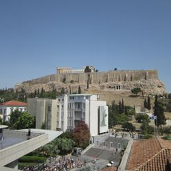 Nawas International Travel - The Acropolis as seen from the Acropolis Museum.