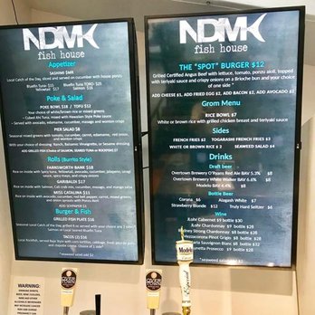 NDMK Fish House - Great menu - Sushi Bars Near Me - Avalon, California