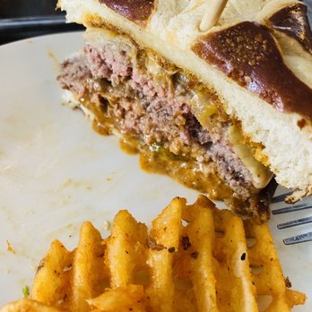 Emily - The Emmy Double Stack Burger and the waffled fries were amazing. My son and I shared but definitely going back and having one on my own. - Pizza Near Me - New York, New York Emily - The Emmy Double Stack Burger and the waffled fries were amazing. My son and I shared but definitely going back and having one on my own. - Pizza Near Me - New York, New York