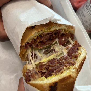 Gus's Subs & Pizza - Hot pastrami with pickles - Pizza Near Me - La Mesa, California